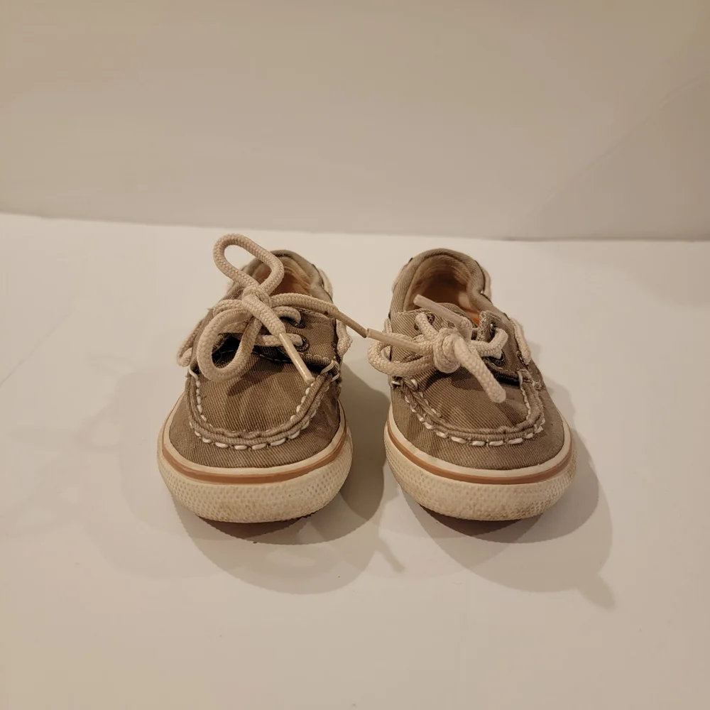 Sperry Halyward size 5 m uk 4.5 eu 21 toddler baby boat shoes deck shoe